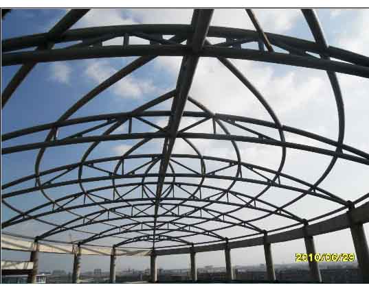 广州中煤朔州宾馆管桁架工程